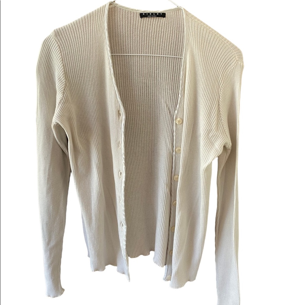 Sisley 2 piece Matching Cardigan Sweater Set - Picture 4 of 8